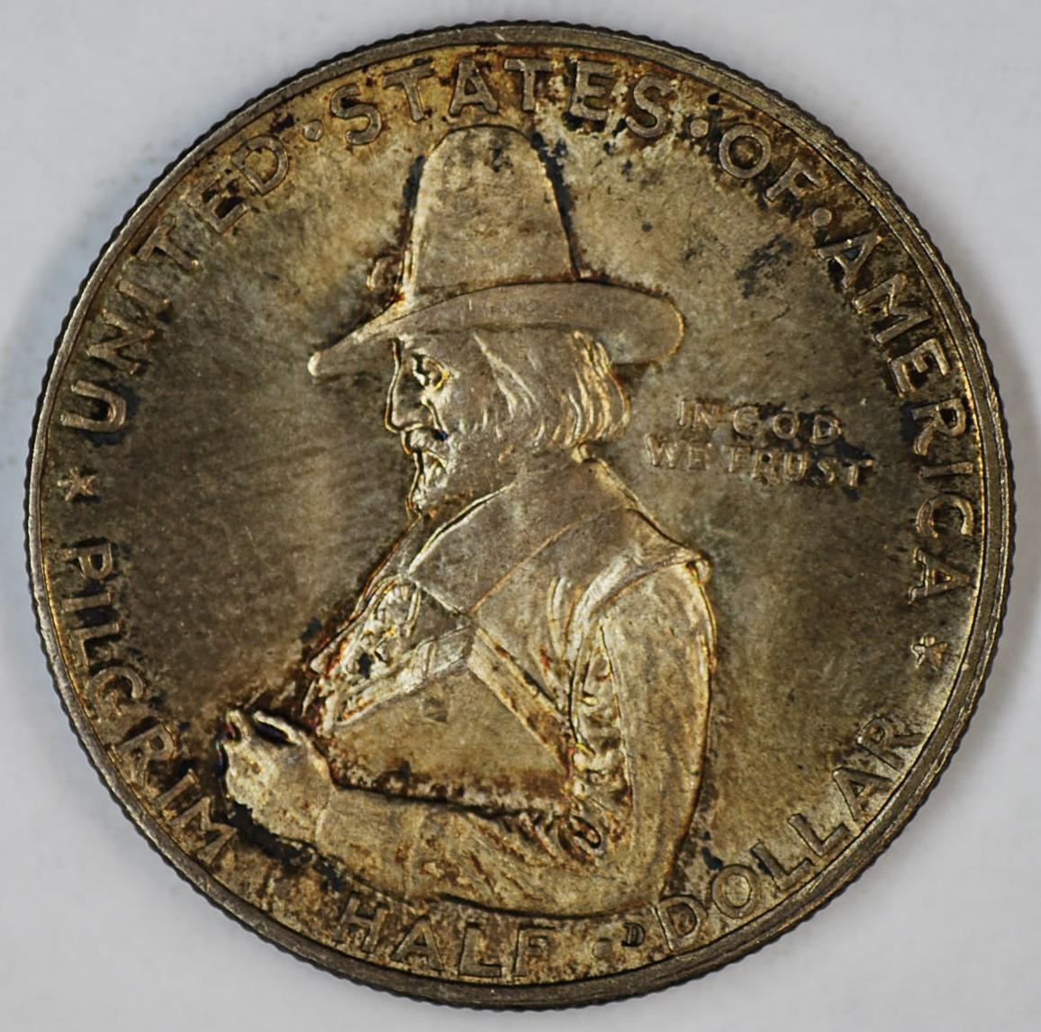 1920-1921 PILGRIM COMMEMORATIVE HALF DOLLAR